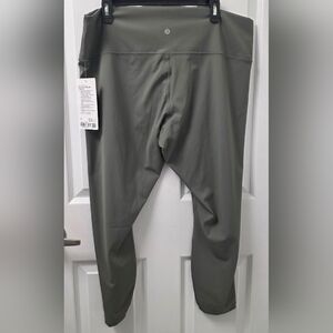 Lululemon Wunder Under HR Tight 25” Size 20 Color Grey Sage Athleisure New NWT